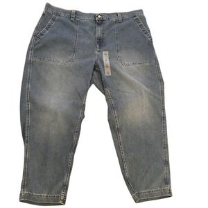 Old Navy Women's OG Chino Ankle High Rise Denim Stretch Jeans 2X NWOT